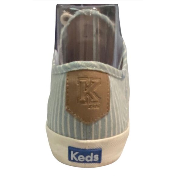 Keds Kickstart Pennant Blue Stripe Baseball Stitch Sneakers 9.5* - Picture 3 of 10